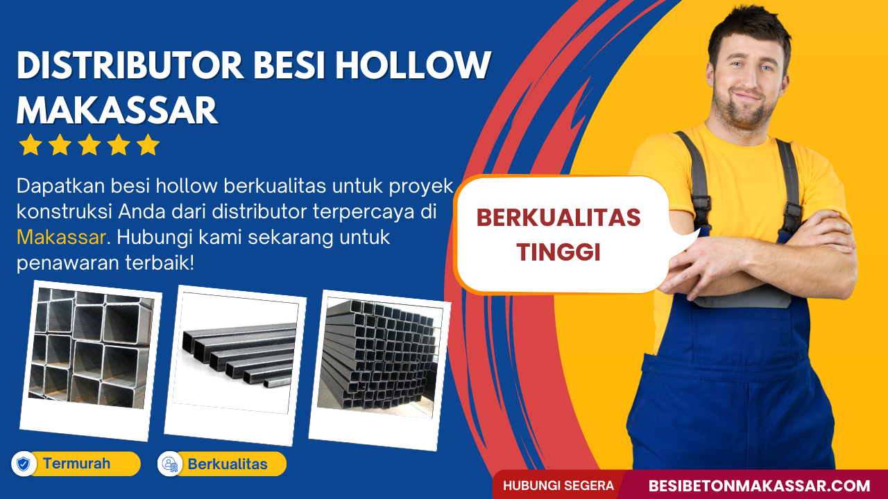 Distributor Besi Hollow Makassar