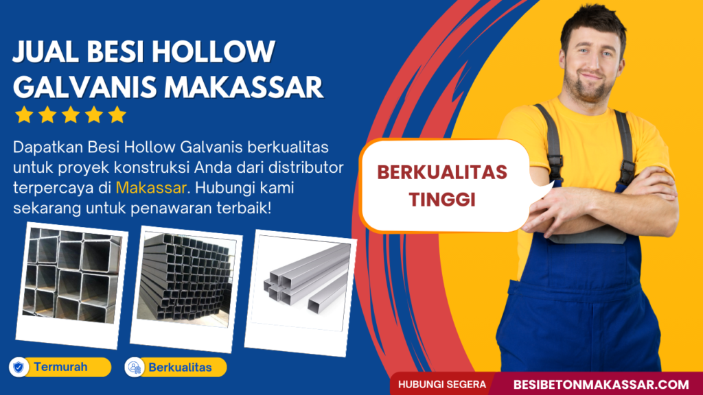 Jual Besi Hollow Galvanis Makassar