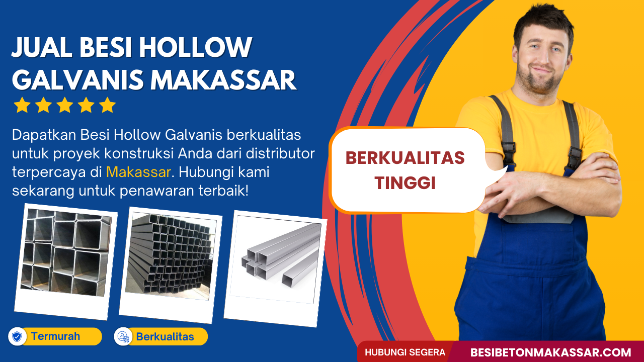Jual Besi Hollow Galvanis Makassar
